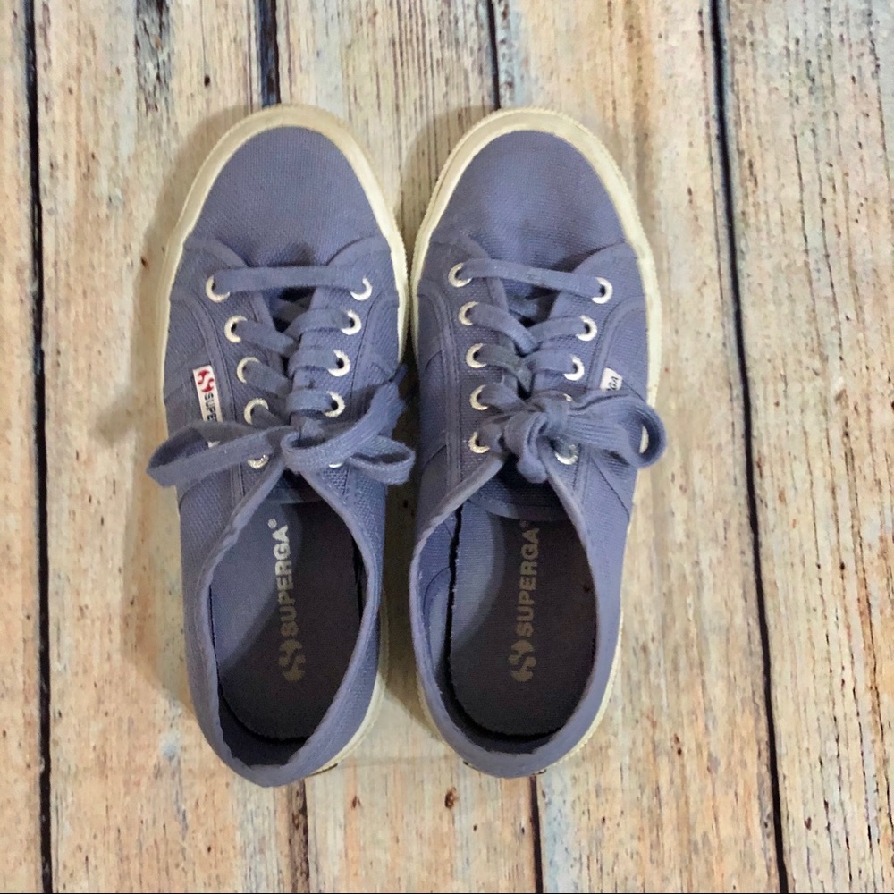 Superga Slate Blue Casual Sneakers - Picture 5 of 12